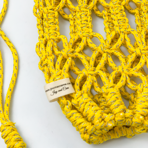 Porta Botellas de Macramé Estilo Boho JNC, Hecho a Mano con Algodón y Poliéster, Ecológico, Reutilizable, para Vino, Agua, Picnic, Regalo - Product Image 5