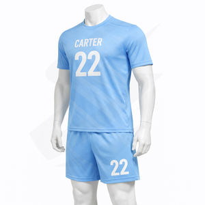 Uniformes de Fútbol Personalizados al Por Mayor, Transpirables, de Secado Rápido, con Malla, MOQ Bajo, Ropa Deportiva de Fábrica - Product Image 3