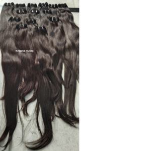 Sin procesar 100% Virgen HD Cabello indio Cutícula Alineada Onda del cuerpo Cierre peruano con onda natural Frente de encaje sin Blanqueador - Product Image 5