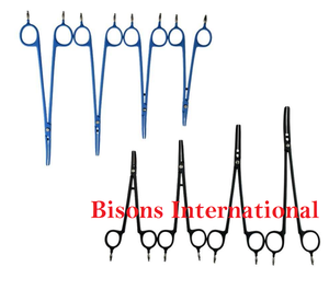 BISONS Instrumentos Quirúrgicos Vasculares Profesionales de Alta Calidad, Tijeras Bipolares, Pinzas Hemostáticas Curvas, Herramientas Quirúrgicas - Product Image 3