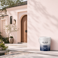 Peinture d'émulsion extérieure imperméable et durable, résistante aux UV, anti-fongique, résistante aux intempéries pour les bâtiments commerciaux en gros