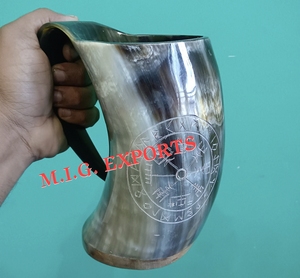 Support en corne de buffle Viking - Style américain, écologique, jetable, grande capacité, pour la maison, le restaurant, le bureau, les fêtes - Product Image 3