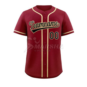 Latest Design Custom Logo Baseball Uniform Best Selling Wholesale <b>Cheap</b> Price Baseball Uniform For Online Sale - Product Image 2