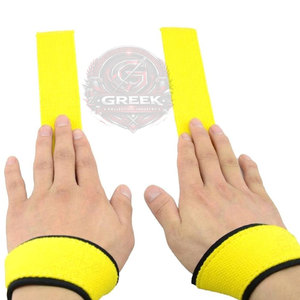 Sangles de levage réglables en coton pour entraînement de musculation, bandes de poignet antidérapantes de haute qualité - Product Image 4