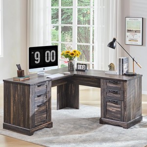 Pine Wood <b>Rustic</b> <b>Desk</b> Organizer Weathered Finish - Wholesale Handcrafted Storage - Product Image 2