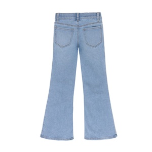 Jeggings de Mezclilla para Niñas, Corte Acampanado, Elásticos, con Estampado Floral Bordado, Ecológicos, Transpirables, Suaves, Cómodos e Informales - Product Image 2