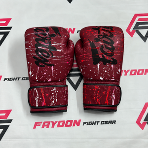 Guantes de Boxeo Fairtex Muay Thai con Diseño y Modelo Personalizados, Hechos a Mano en Pakistán con Cuero - Product Image 4