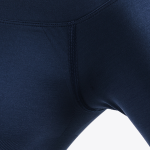 Haut court sans couture à épaules dénudées pour femme, bleu nuit, extensible, idéal pour la gym, le yoga et l'entraînement - Product Image 5