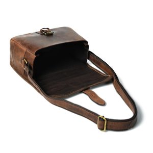 กระเป๋าใส่ตลับหนังแท้คุณภาพสูง ดีไซน์คลาสสิกแบบเรียบง่าย สายปรับได้ อุปกรณ์เสริมสำหรับกิจกรรมกลางแจ้ง - Product Image 3