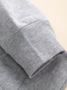 Custom Logo Cotton Hooded Sweatshirt Gray Casual Pullover Adults All Seasons Promotional Wear Digital Printing Made Bangladesh - Product Image 5