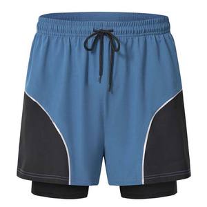 Shorts de sport pour hommes, course à pied, fitness, décontractés, extérieur, imperméables, séchage rapide, tissés avec cordon de serrage - Product Image 4