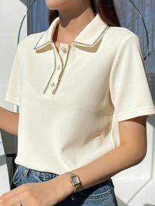 Camiseta Polo Casual Transpirable para Mujer, Tendencia 2026, para Entrenamiento, Moda y Trabajo, Precio al por Mayor, Camiseta para Golf y Jogging - Product Image 6