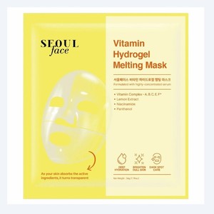 Mascarilla facial de hidrogel con vitamina C Dermal Skin Care Dermal Seoul 34g, productos para el cuidado de la piel con vitamina C, mascarilla facial de hidrogel Dermal 34g - Product Image 6