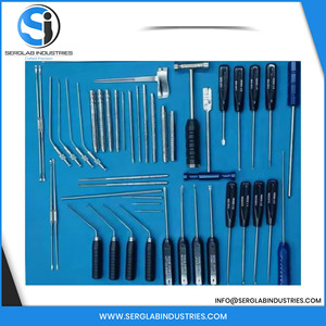 SERGLAB INDUSTRIES UBE Ensemble d'instruments de rétraction pour chirurgie de la colonne vertébrale en acier inoxydable allemand, manuel, unilatéral, biportale, endoscopique - Product Image 6
