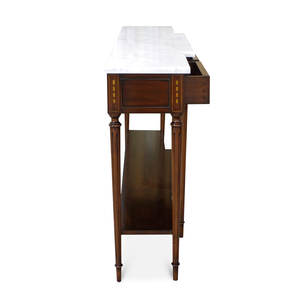 โต๊ะคอนโซลไม้เนื้อแข็งทำมือแบบดั้งเดิม พร้อมที่เก็บของ สำหรับใช้ในห้องนั่งเล่น อพาร์ตเมนต์ และโรงแรม - Product Image 3