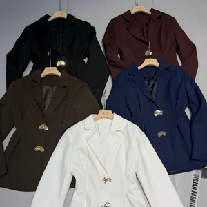 Premium Men's Casual <b>Blazer</b> Coat Slim Fit Lightweight Suit Jacket Fashion Office OEM Private Label Wholesale Factory - Product Image 2