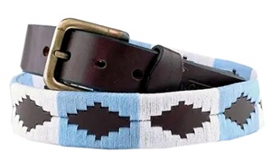 Custom Genuine <b>Leather</b> Polo Belt Handcrafted <b>Woven</b> <b>Leather</b> Belt High Quality Unisex Argentine Polo Belts <b>Bags</b> Case LPB-0042 - Product Image 2