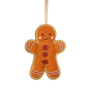 Accessoires de support d'arbre de Noël en forme d'homme Teddy marron Stonecraft Worldwide Supply pour les décorations de fête de l'Inde - Product Image 1
