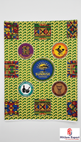 Tissu en coton imprimé africain personnalisé Ankara Kitenge Nigéria Ghana Kenya Tanzanie Fabricant OEM ODM pour écoles et ONG