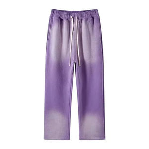 Pantalons de survêtement en molleton bouclette personnalisés avec logo, faible MOQ, OEM - Product Image 1