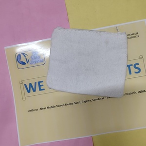 Pochette en tissu perlé HAPUS avec texte brodé, fermeture éclair argentée, porte-monnaie fait main avec lettres perlées, chaîne en polyester - Product Image 6