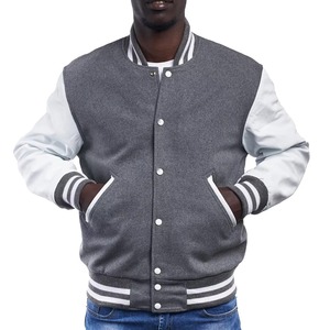 Oem Wholesale Polyester Embroidery Sleeves Baseball Bomber Letterman Varsity <b>Jacket</b> for <b>Men</b> Winter Breathable Windproof - Product Image 6