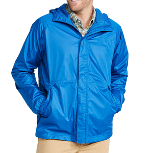 Veste coupe-vent personnalisée avec logo, imperméable, à capuche, décontractée, streetwear, coupe-vent color block - Product Image 2