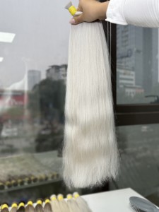Extensiones de Cabello Humano 100% Naturales, Onduladas y Lisas # Ombre # Cabello Blanco de Alta Calidad a Precio de Mayoreo - Product Image 5