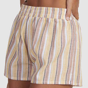 Shorts décontractés d'été pour femmes, couleur vert sauge, taille élastique, respirants, coupe régulière, streetwear - Product Image 6