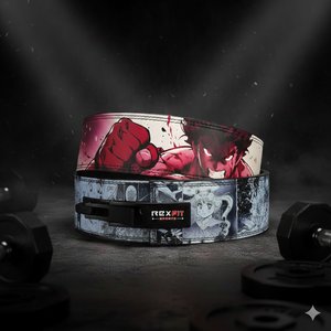 Ceinture de musculation Rexfit Sports Custom Powerlifting, légère, en polyester et cuir, pour l'entraînement et le soutien sportif. - Product Image 5