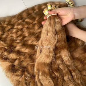 Extensiones de Cabello Humano Virgen Vietnamita Rusa Hanoi, Doble Trama a Máquina, Súper Doble Trama, 100g, Puntas Completas, 1 Paquete, Todos los Colores - Product Image 3