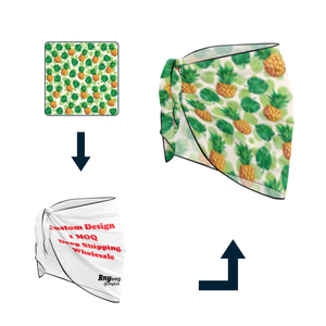 Vestido Polinesio Lava Lava con Logotipo Personalizado, Silueta Anatómica Fluida para Actuaciones Culturales y Eventos, Venta al Por Mayor de Fábrica - Product Image 5