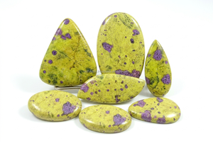 Wholesale Radha Arts Natural Yellow Purple Atlantisite Loose Gemstone Cabochon Healing Pendant 925 Sterling Silver Jewelry - Product Image 4