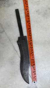 Cuchillo de caza personalizado con hoja de acero de Damasco hecha a mano, espiga completa, mango de madera OEM, grado industrial, Pasha Enterprises - Product Image 4