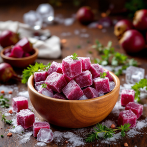 Remolacha Orgánica Congelada HP Valia LQF de Calidad de Exportación, en Rodajas y Cubos, Grado Uno, 1 kg, para Cocinar, Ensaladas, Jugos y Uso en Servicios de Alimentos - Product Image 2