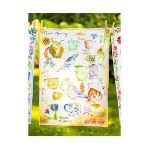 Tailor Made Utensils Embroidered Superior Quality Best Selling Ultra Absorbent Cotton 45x65cm Large Kitchen Dinner Dish Towels - Product Image 1