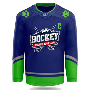 High Quality Custom Design Printed Ice Hockey Jersey 100% Polyester Moisture-Wicking Hockey Sports Uniform for Adults - Product Image 2