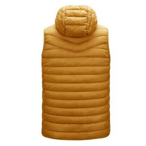 Unisex Puffer Vest Jacket Stand Collar Sleeveless Waterproof Windproof Eco-Friendly Custom Logo Casual Breathable Streetwear - Product Image 2