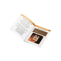 Brochure publicitaire personnalisée pliée, dépliant, prospectus, brochure