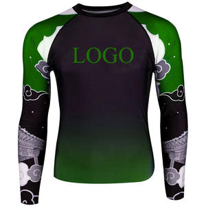 Prix d'usine Rashguard BJJ sublimé à manches longues pour homme, vêtements de combat d'arts martiaux, vêtements de compression pour lutte et grappling - Product Image 1