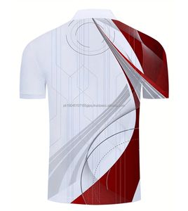 Chemise de golf de sport à séchage rapide coton à sublimation populaire de haute qualité broderie personnalisée logo polos respirants en coton pour hommes - Product Image 6