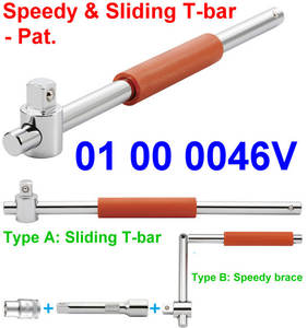 Barra en T Deslizante y Rápida 2 en 1, 1/2" Dr. x 305 mmL - Product Image 3
