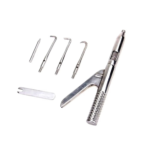 Extracteur de couronnes dentaires professionnel avec 3 embouts interchangeables en acier inoxydable, extracteur de bridges automatique, instruments chirurgicaux CE ISO - Product Image 3
