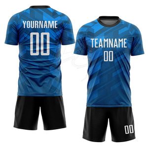 ชุดฟุตบอลชายคุณภาพพรีเมียม เนื้อผ้าตาข่ายระบายอากาศ แห้งเร็ว เสื้อเจอร์ซีย์และกางเกงขาสั้นสำหรับฝึกซ้อมและแข่งขัน - Product Image 3
