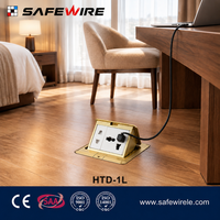 Office Home UK Power Pop-up Floor Outlet Plate Duplex Ground Outlet שקע נתונים שקע מחשב סגסוגת אלומיניום
