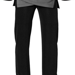 Chemise d'uniforme de Kung Fu pour homme, grise avec détail de ceinture rouge, vêtement d'arts martiaux - Product Image 6