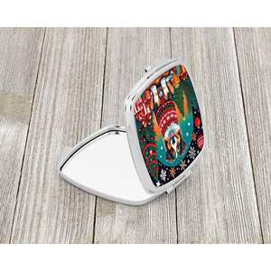 Australian Shepherd <b>Compact</b> Travel Makeup <b>Mirror</b> Folding Handheld <b>Design</b> Christmas Gift for Women and Girls - Product Image 2