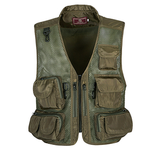 Nouveau Gilet de Chasse Sans Manches pour Hommes, Personnalisé, en Tissu Polyester Coton, Anti-UV, Imperméable et Coupe-Vent, Idéal pour l'Été, Vente en Gros - Product Image 5