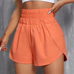 Shorts de sport d'été 100 % polyester pour femmes avec étiquettes personnalisées, poches latérales, style cycliste, coupe courte, 2027 - Product Image 5