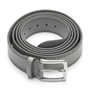 Mens Genuine Leather Steel Buckle Eco-Friendly Casual <b>Dress</b> <b>Belt</b> Adjustable Pin Buckle Classic Office Jeans Grey Premium Quality - Product Image 2